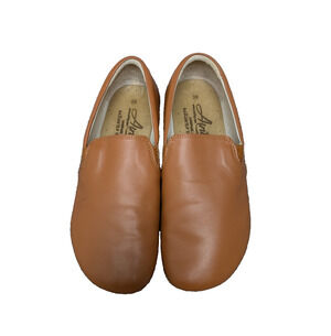 Aintap Barefoot Shoes Womens EU39 Leather Zero Drop Leather Slip On Flat Brown